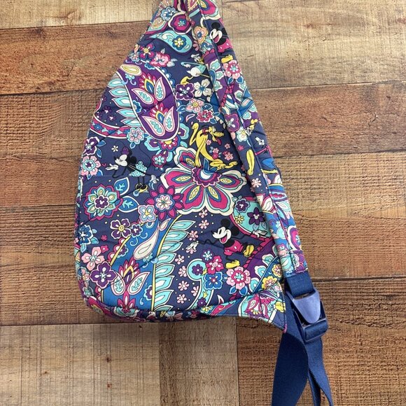 Vera Bradley Disney Sensational Six Paisley Collection Sling Bag - Picture 4 of 6